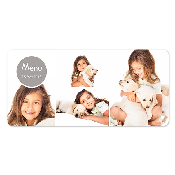 Single Card Panoramic Landscape rounded corners 19,6 x 9,3 cm