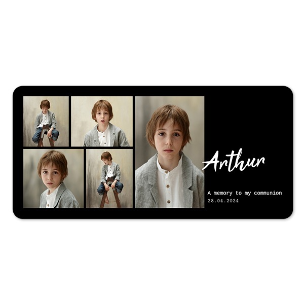 Enkle Fotokort Pano liggende runde hjørner 19,6 x 9,3 cm