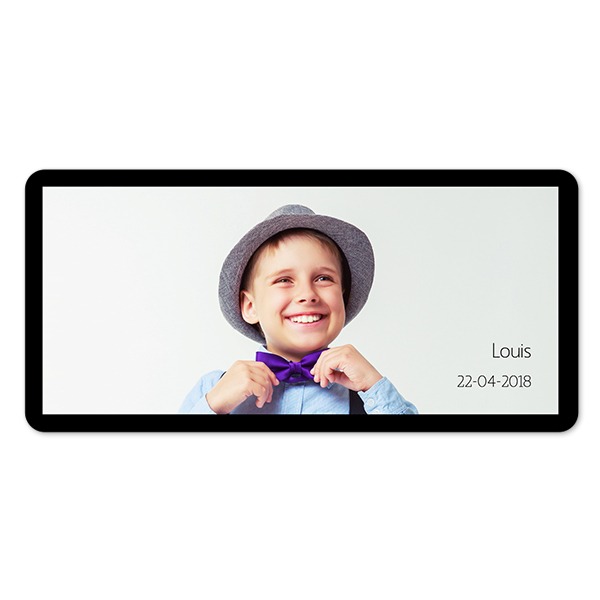 Single Card Panoramic Landscape rounded corners 19,6 x 9,3 cm