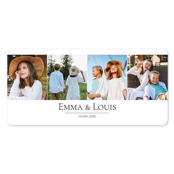 Single Card Panoramic Landscape rounded corners 19,6 x 9,3 cm