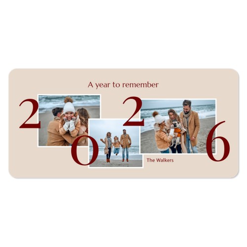 Single Card Panoramic Landscape rounded corners 19,6 x 9,3 cm