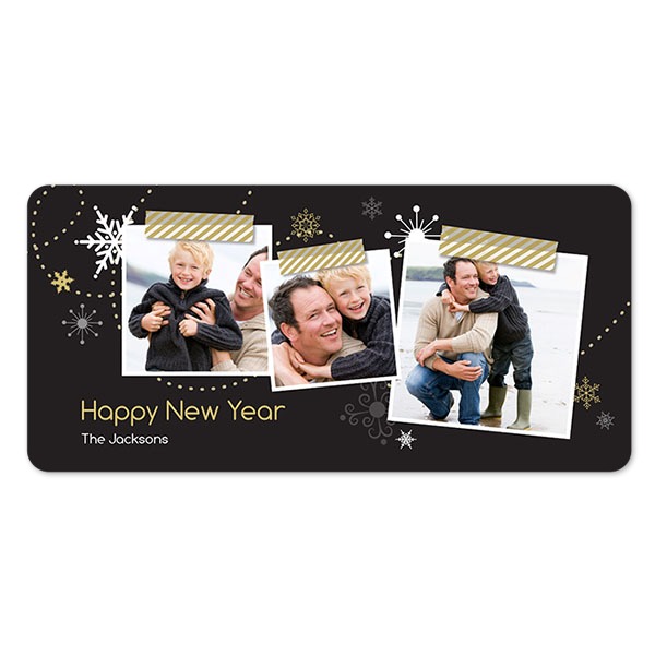 Enkle Fotokort Pano liggende runde hjørner 19,6 x 9,3 cm