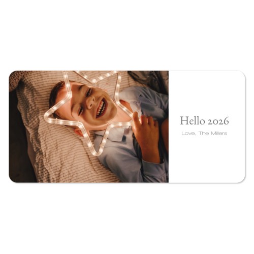 Grusskarte Panorama Querformat mit abgerundeten Ecken 19,6 x 9,3 cm