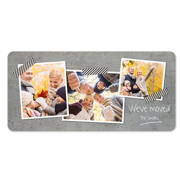 Grusskarte Panorama Querformat mit abgerundeten Ecken 19,6 x 9,3 cm