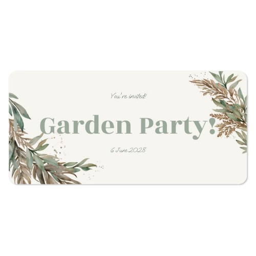 Single Card Panoramic Landscape rounded corners 19,6 x 9,3 cm
