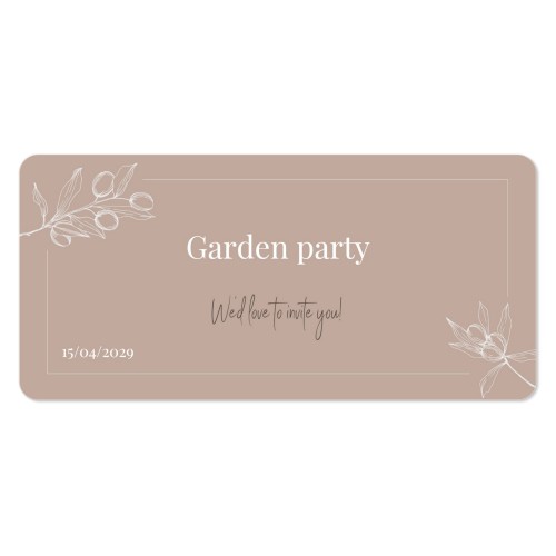 Faire-part 1 volet Pano paysage coins arrondis 19,6 x 9,3 cm Faire-part 1 volet Pano paysage coins arrondis 19,6 x 9,3 cm