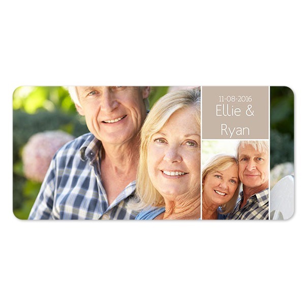 Enkle Fotokort Pano liggende runde hjørner 19,6 x 9,3 cm