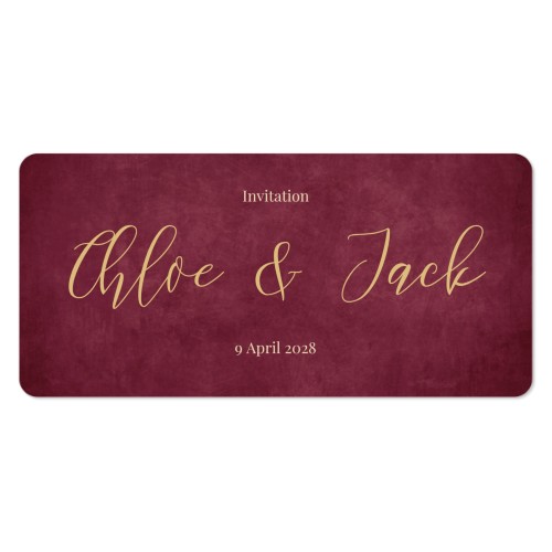 Single Card Panoramic Landscape rounded corners 19,6 x 9,3 cm