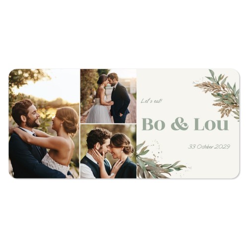 Fotokaart Panorama liggend met ronde hoeken 19,6 x 9,3 cm