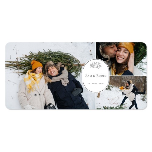 Grusskarte Panorama Querformat mit abgerundeten Ecken 19,6 x 9,3 cm