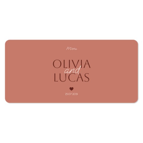 Enkle Fotokort Pano liggende runde hjørner 19,6 x 9,3 cm