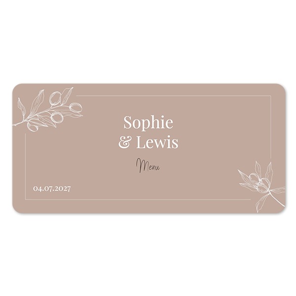 Fotokaart Panorama liggend met ronde hoeken 19,6 x 9,3 cm