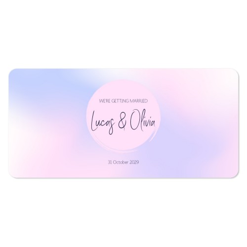 Fotokaart pano liggend met ronde hoeken 19,6 x 9,3 cm