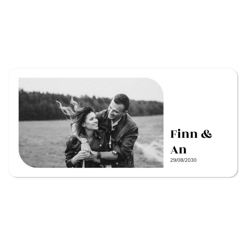 Single Card Panoramic Landscape rounded corners 19,6 x 9,3 cm