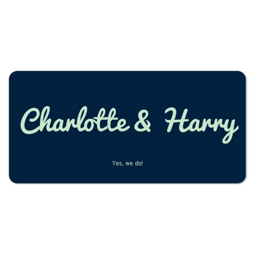 Single Card Panoramic Landscape rounded corners 19,6 x 9,3 cm