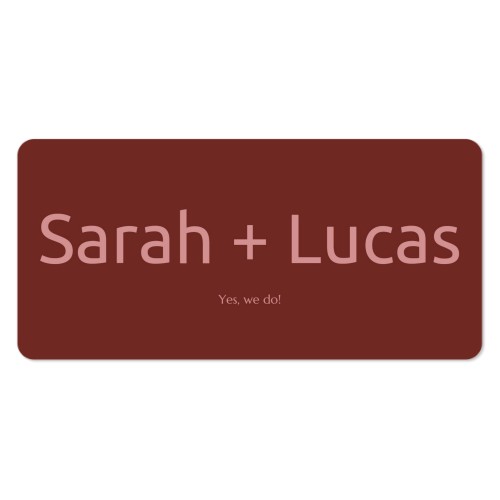 Enkle Fotokort Pano liggende runde hjørner 19,6 x 9,3 cm