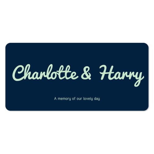 Single Card Panoramic Landscape rounded corners 19,6 x 9,3 cm