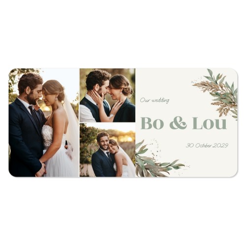 Klassiset Kuvakortit Pano vaaka pyöristetyillä kulmilla 19,6 x 9,3 cm