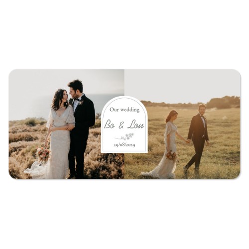 Fotokaart Panorama liggend met ronde hoeken 19,6 x 9,3 cm