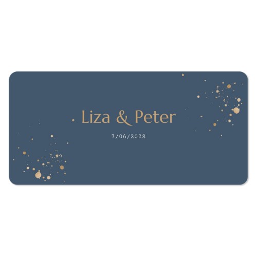 Grusskarte Panorama Querformat mit abgerundeten Ecken 19,6 x 9,3 cm