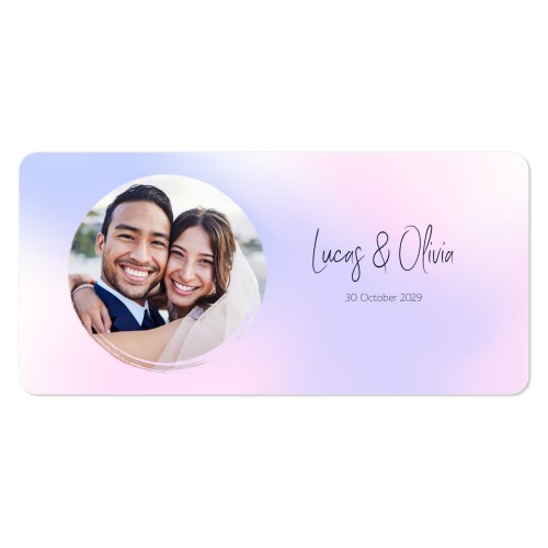 Single Card Panoramic Landscape rounded corners 19,6 x 9,3 cm