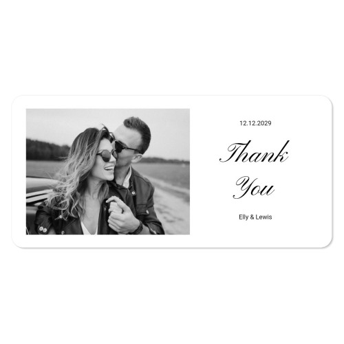 Grusskarte Panorama Querformat mit abgerundeten Ecken 19,6 x 9,3 cm