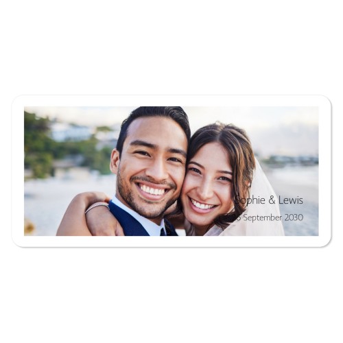 Single Card Panoramic Landscape rounded corners 19,6 x 9,3 cm