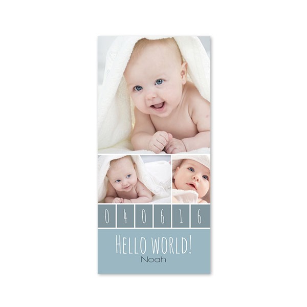 Single Card Panoramic Portrait 9,3 x 19,6 cm