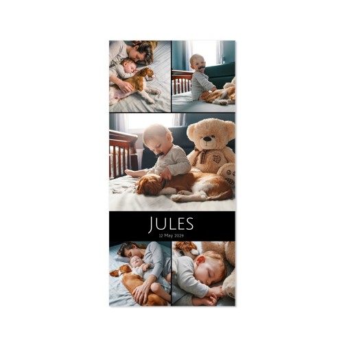 Minimalistinen valokuvakollaasi