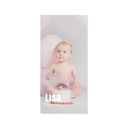 Faire-part 1 volet Pano portrait 9,3 x 19,6 cm Faire-part 1 volet Pano portrait 9,3 x 19,6 cm