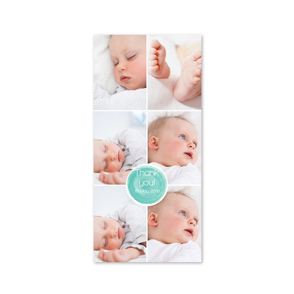 Fotokaart pano staand 9,3 x 19,6 cm