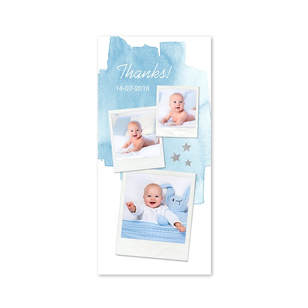 Single Card Panoramic Portrait 9,3 x 19,6 cm