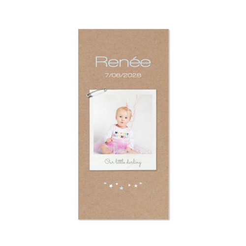 Grusskarte Panorama Hochformat 9,3 x 19,6 cm