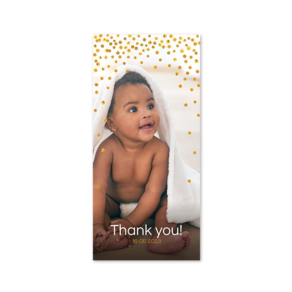 Single Card Panoramic Portrait 9,3 x 19,6 cm