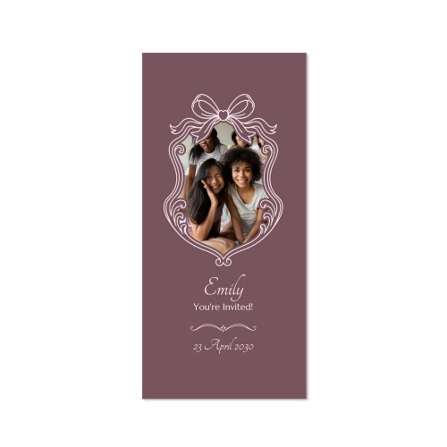 Single Card Panoramic Portrait 9,3 x 19,6 cm