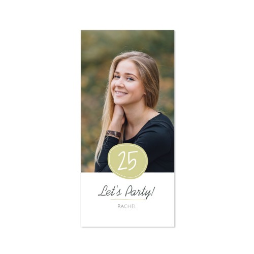 Grusskarte Panorama Hochformat 9,3 x 19,6 cm