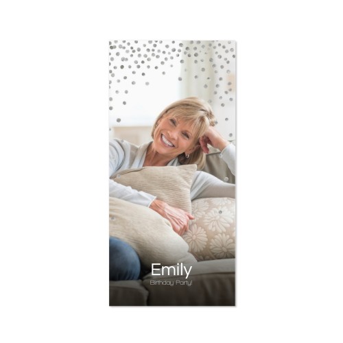 Faire-part 1 volet Pano portrait 9,3 x 19,6 cm