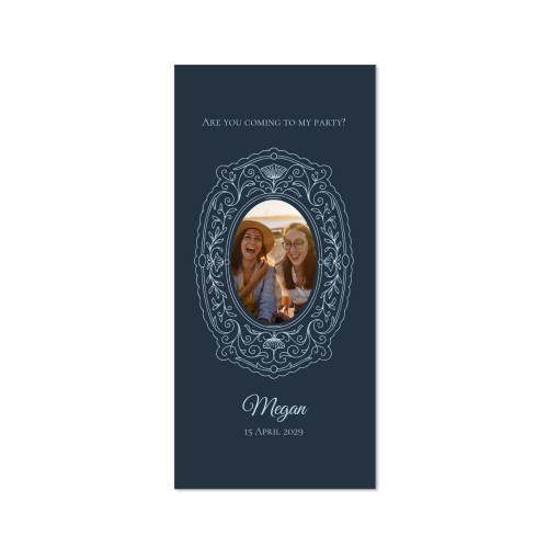 Grusskarte Panorama Hochformat 9,3 x 19,6 cm