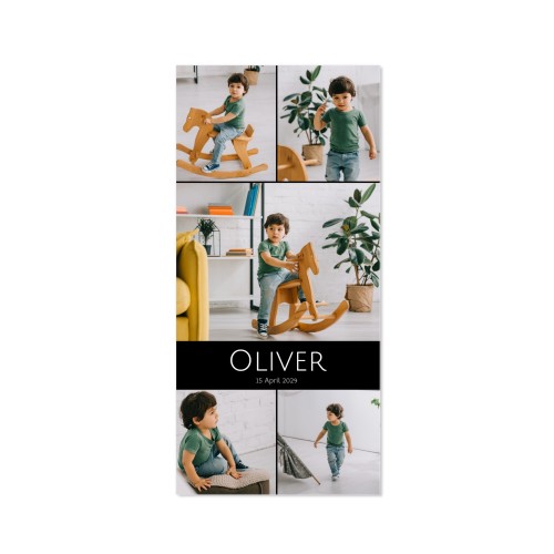 Single Card Panoramic Portrait 9,3 x 19,6 cm