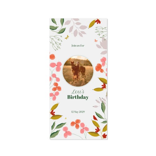 Enkla Fotokort Pano Stående 9,3 x 19,6 cm