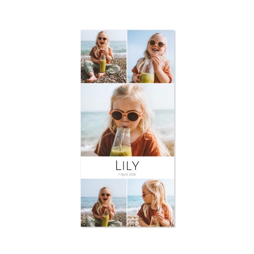 Minimalistisk fotokollasje Minimalistisk fotokollasje