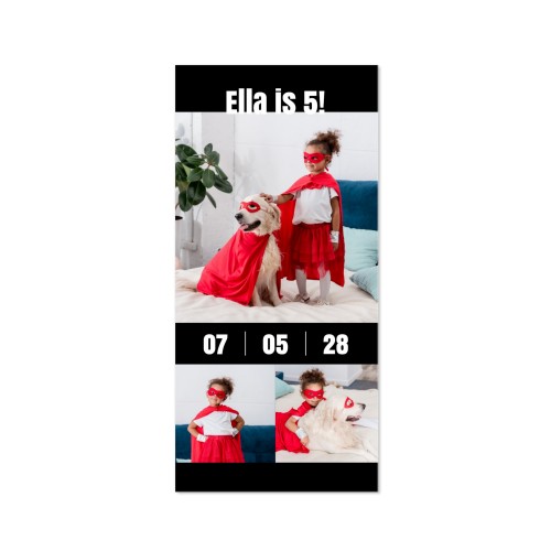 Single Card Panoramic Portrait 9,3 x 19,6 cm Single Card Panoramic Portrait 9,3 x 19,6 cm