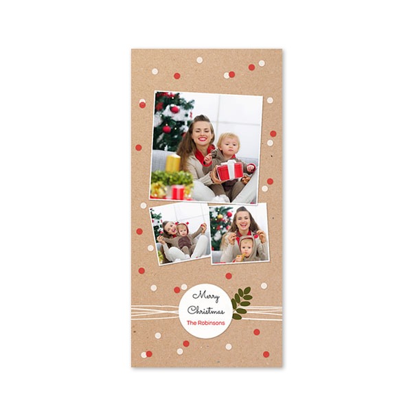 Single Card Panoramic Portrait 9,3 x 19,6 cm
