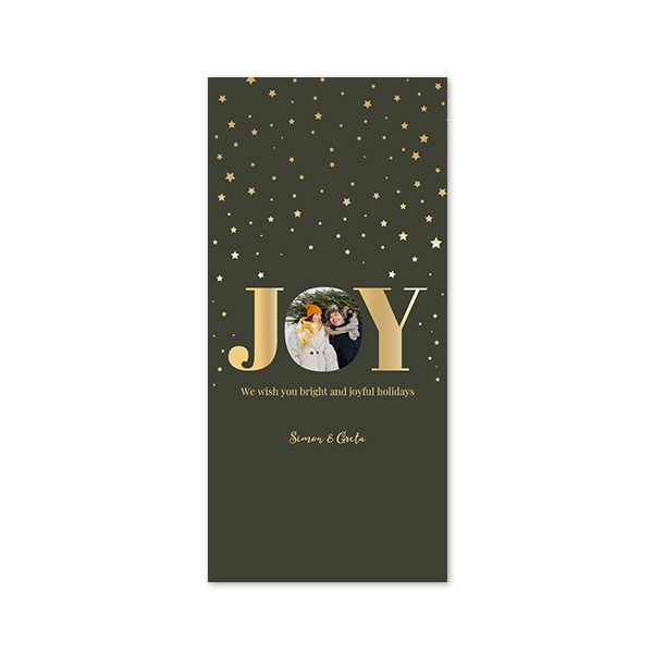 Single Card Panoramic Portrait 9,3 x 19,6 cm