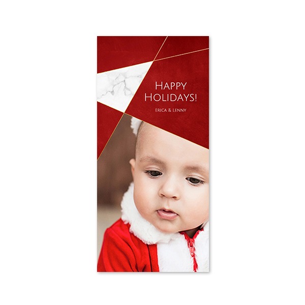 Single Card Panoramic Portrait 9,3 x 19,6 cm