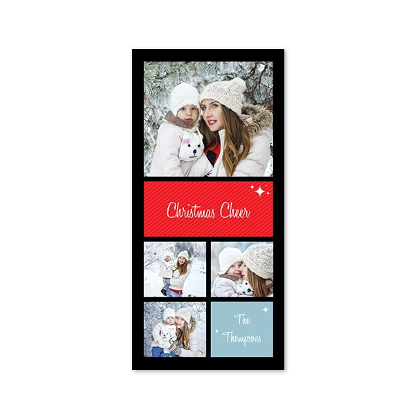 Enkle Fotokort Pano Stående 9,3 x 19,6 cm