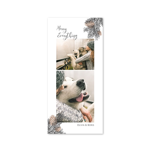 Klassiset Kuvakortit Pano Pysty 9,3 x 19,6 cm