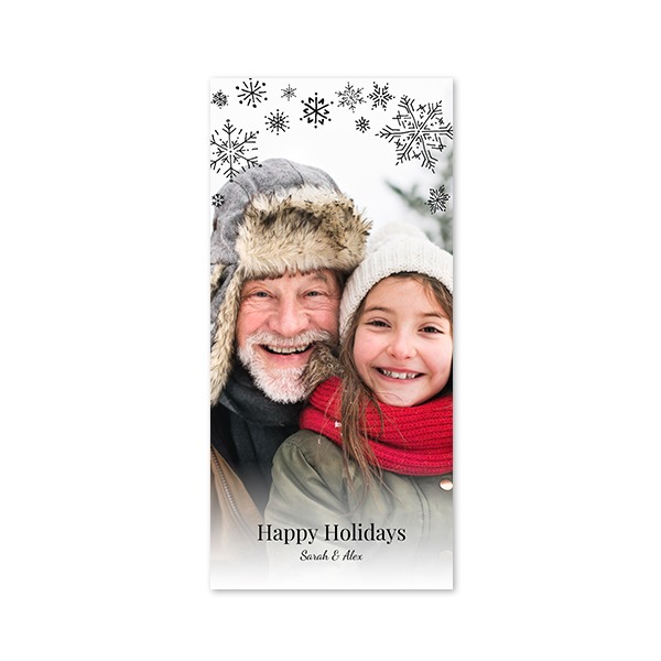 Single Card Panoramic Portrait 9,3 x 19,6 cm