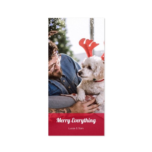 Enkla Fotokort Pano Stående 9,3 x 19,6 cm