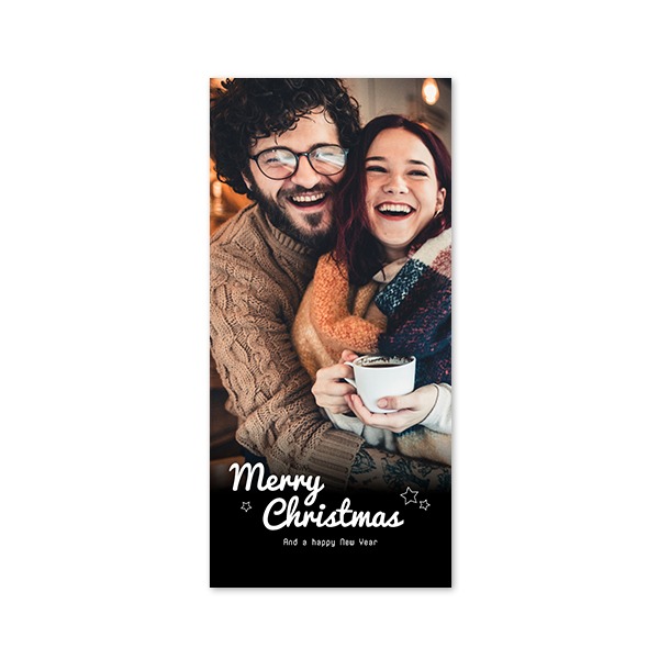 Faire-part 1 volet Pano portrait 9,3 x 19,6 cm